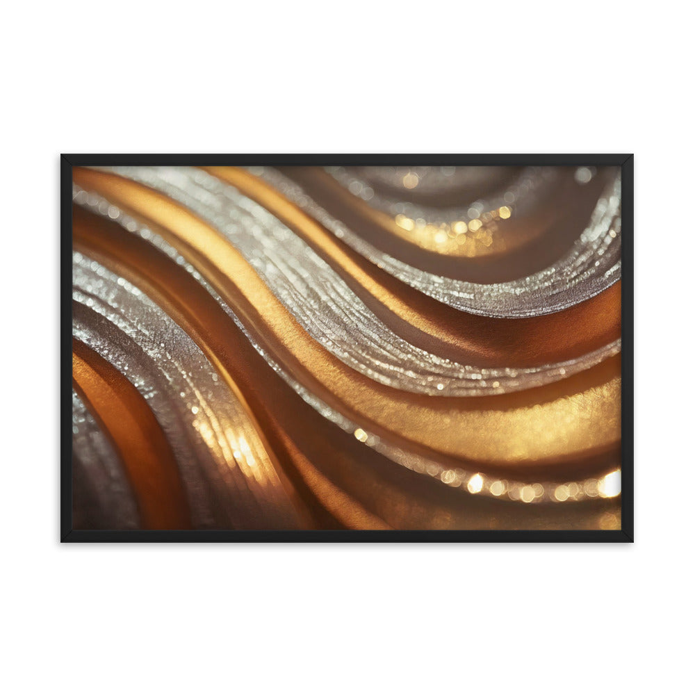 Winter Gold IV - Framed Poster
