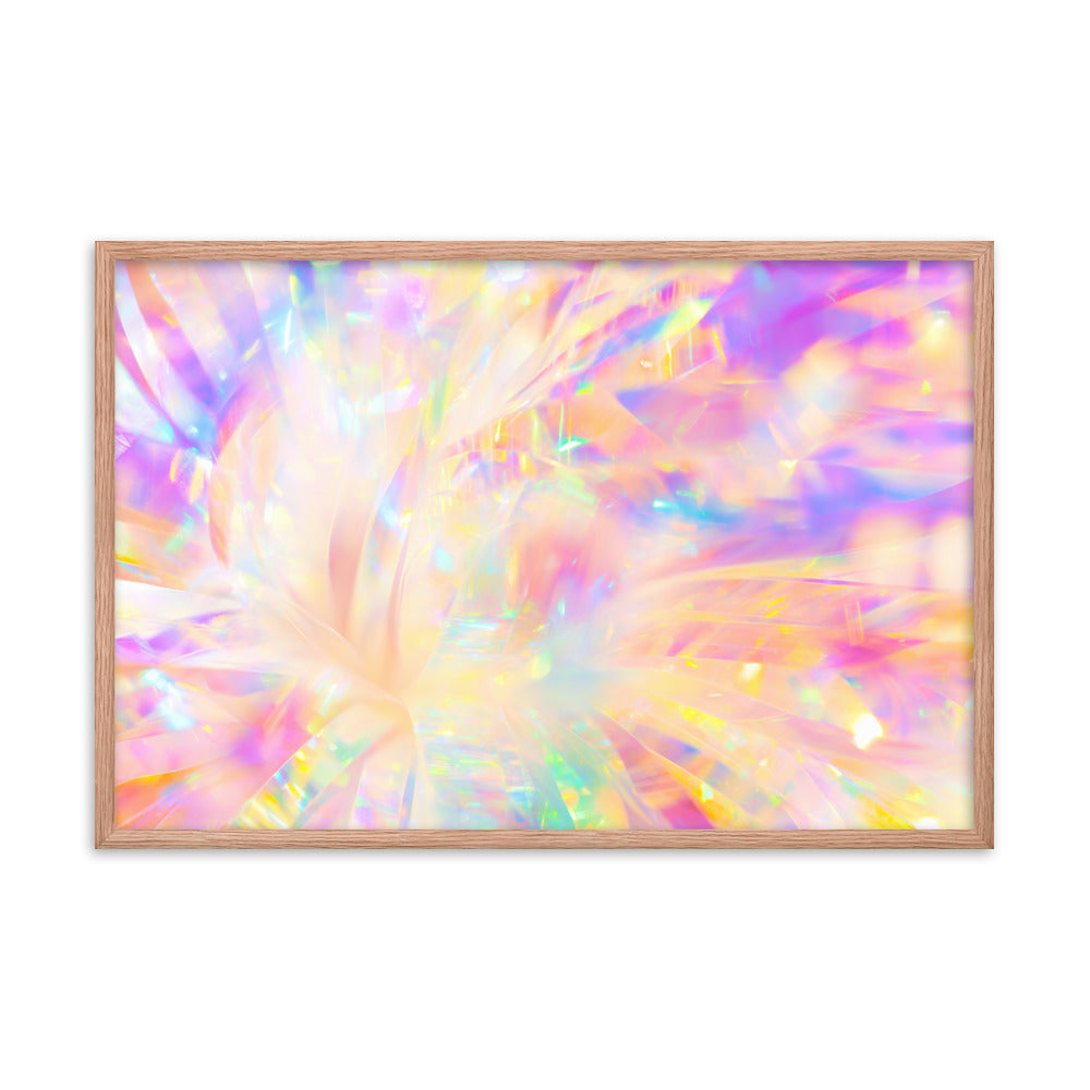 Holographic Delight IV - Framed Poster