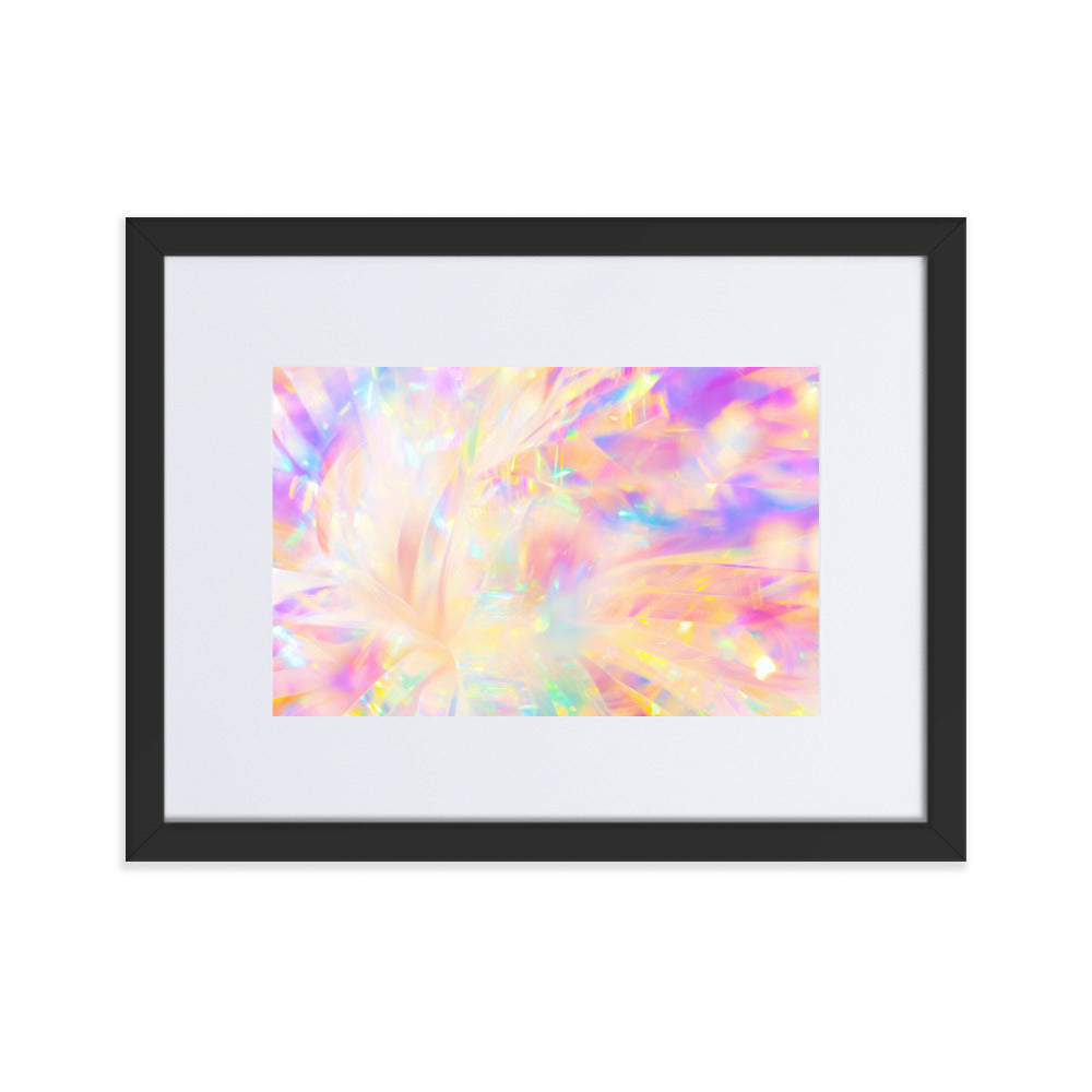 Holographic Delight IV - Framed Poster With Mat