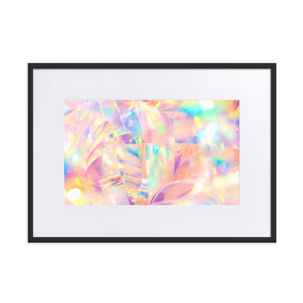 Holographic Delight I - Framed Poster With Mat