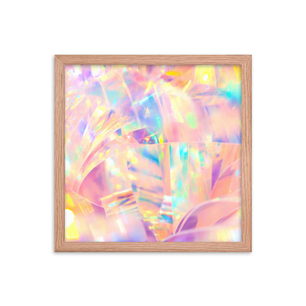 Holographic Delight I - Framed Poster