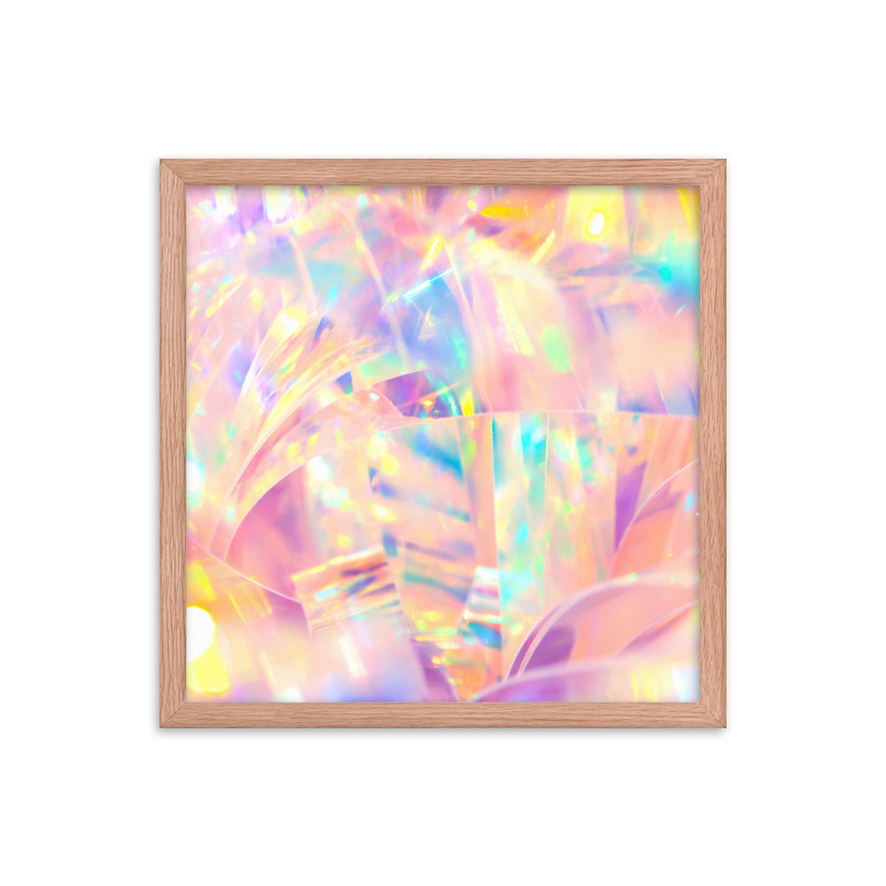 Holographic Delight I - Framed Poster