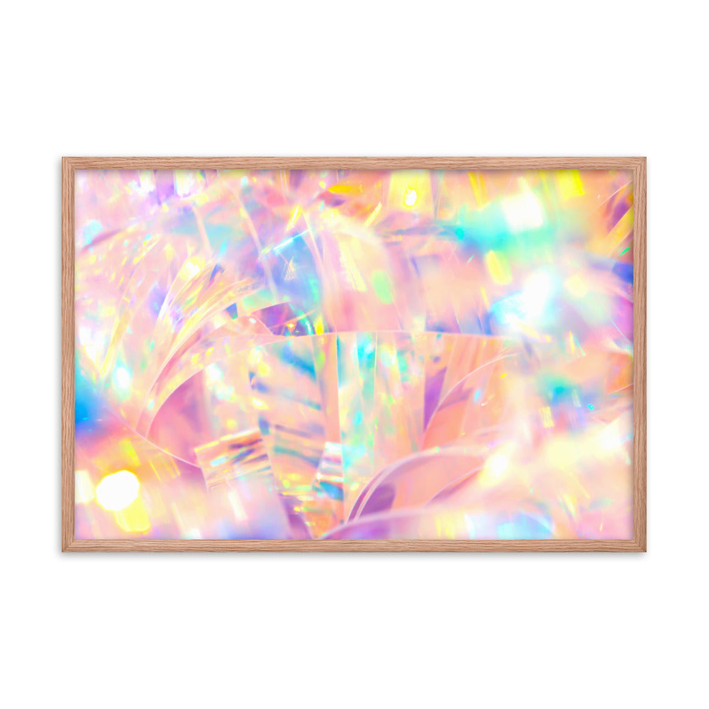 Holographic Delight I - Framed Poster