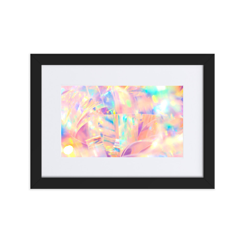 Holographic Delight I - Framed Poster With Mat