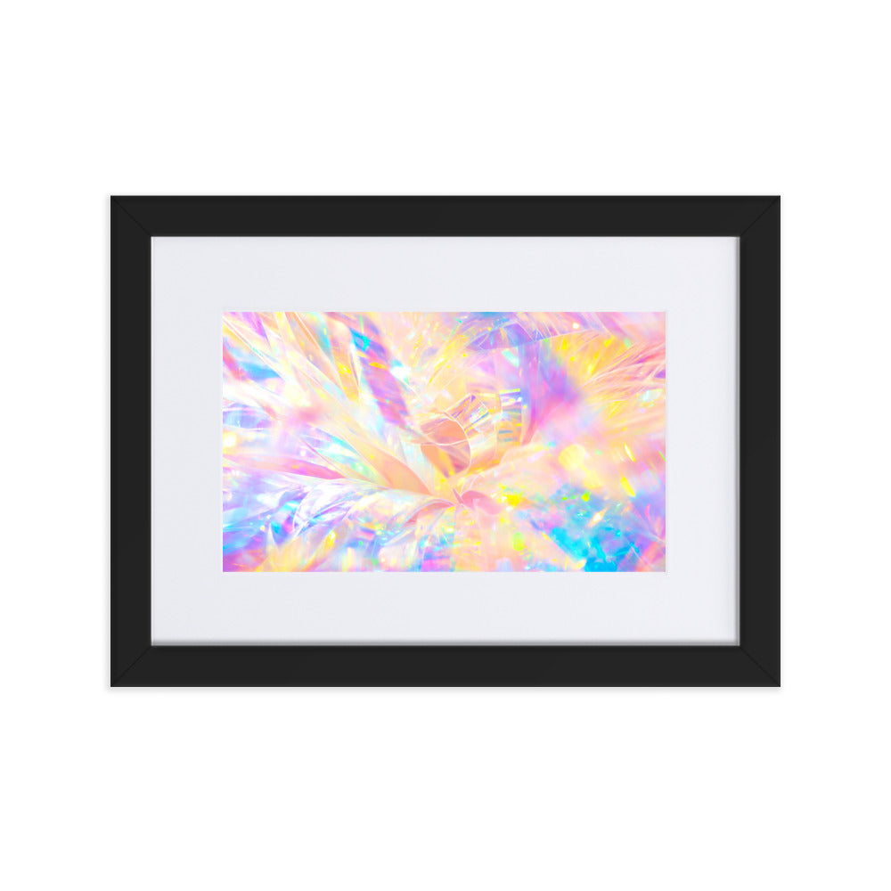 Holographic Delight II - Framed Poster With Mat