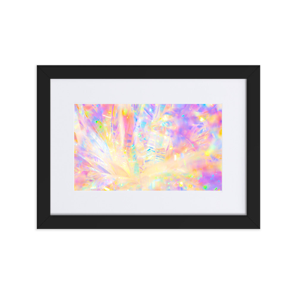 Holographic Delight III - Framed Poster With Mat