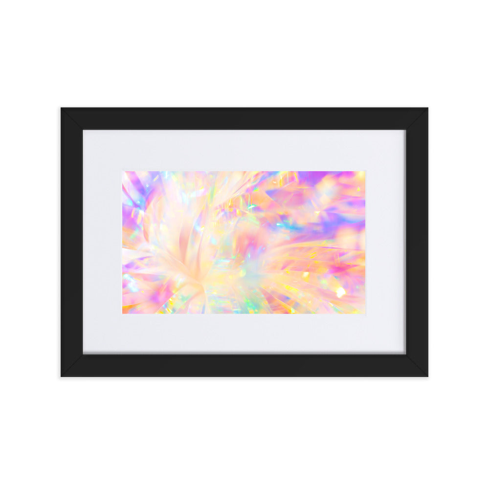 Holographic Delight IV - Framed Poster With Mat