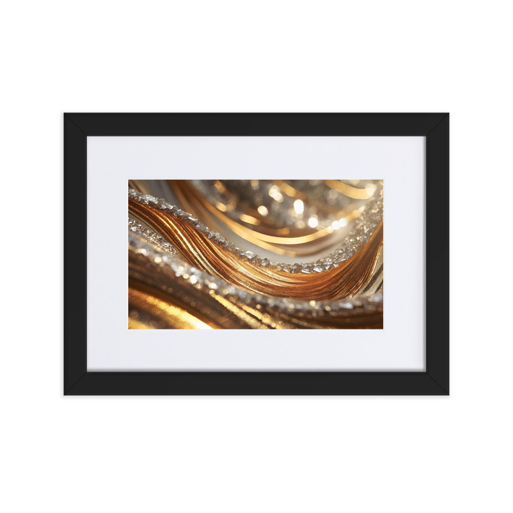 Winter Gold I - Framed Poster With Mat