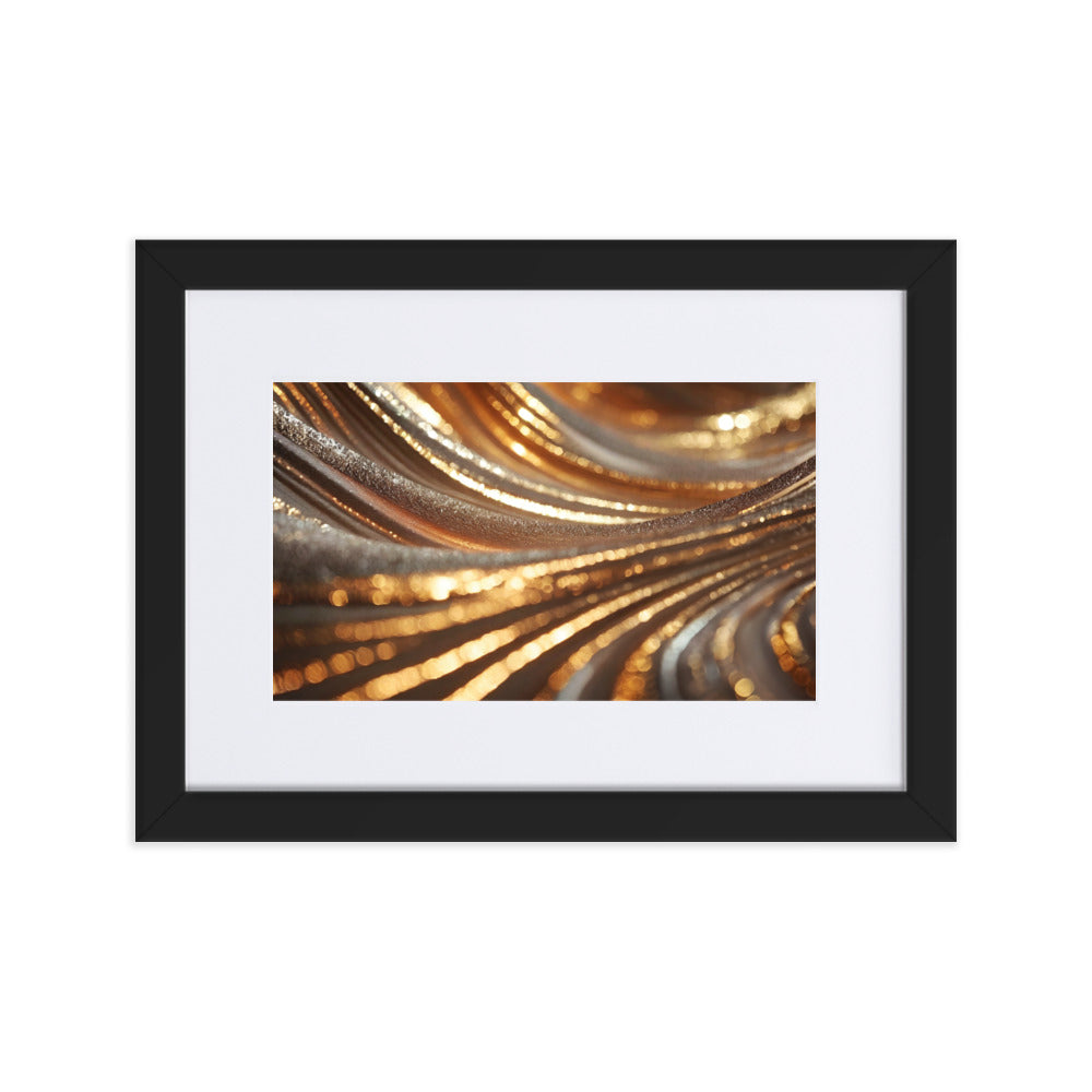 Winter Gold II - Framed Poster With Mat