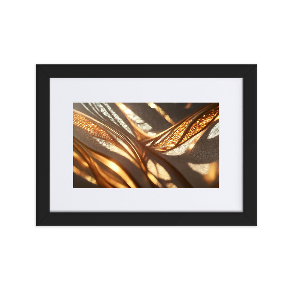 Winter Gold III - Framed Poster With Mat