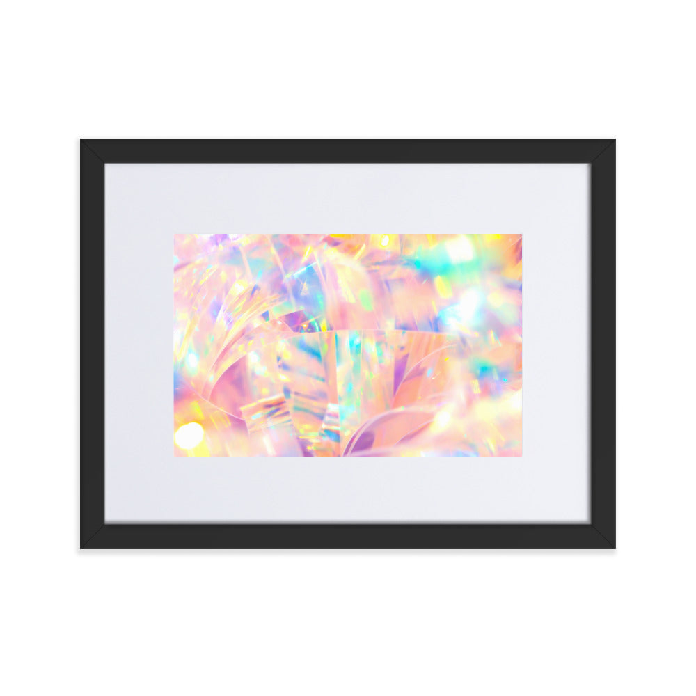 Holographic Delight I - Framed Poster With Mat