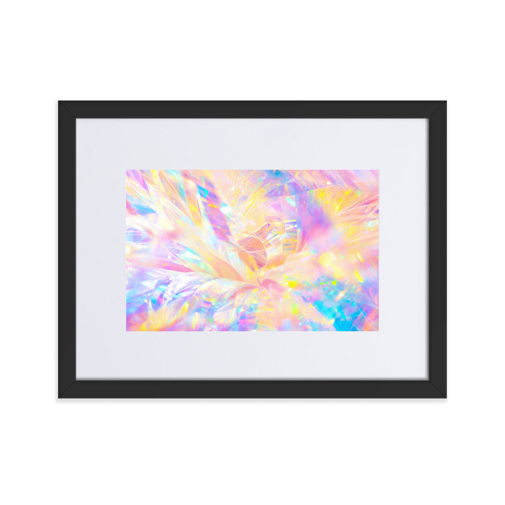 Holographic Delight II - Framed Poster With Mat