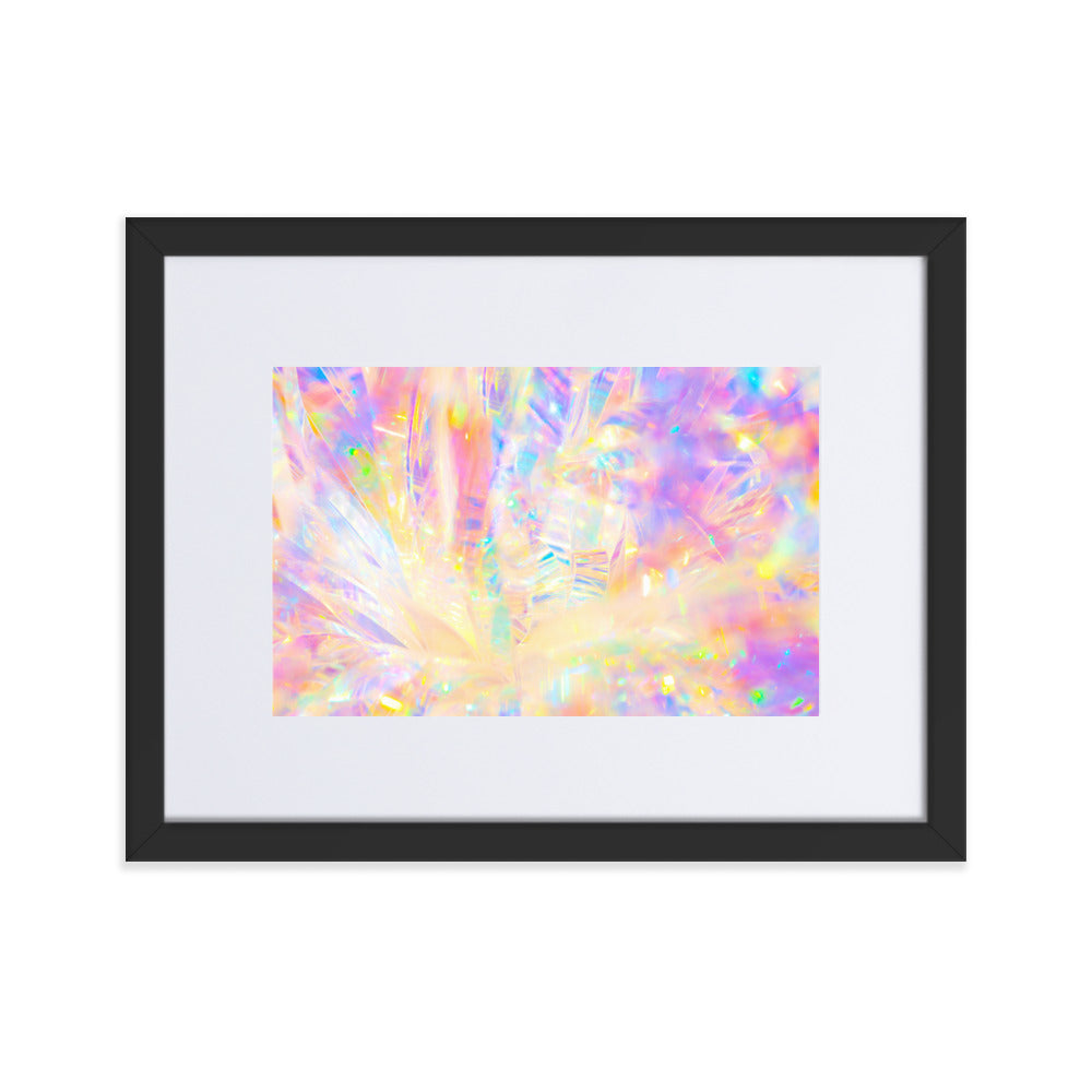 Holographic Delight III - Framed Poster With Mat