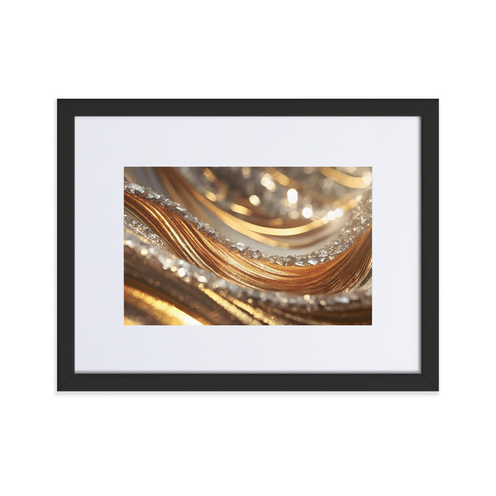 Winter Gold I - Framed Poster With Mat