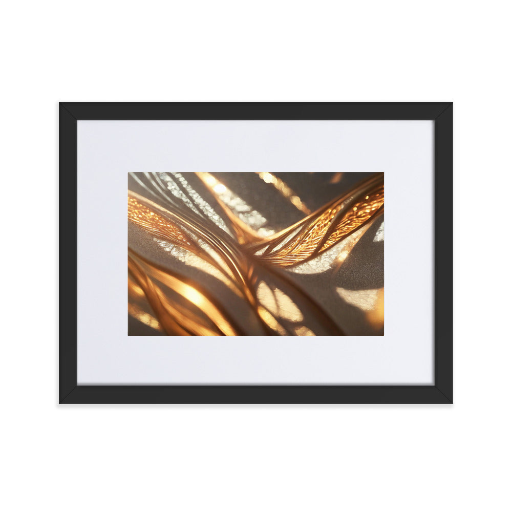 Winter Gold III - Framed Poster With Mat