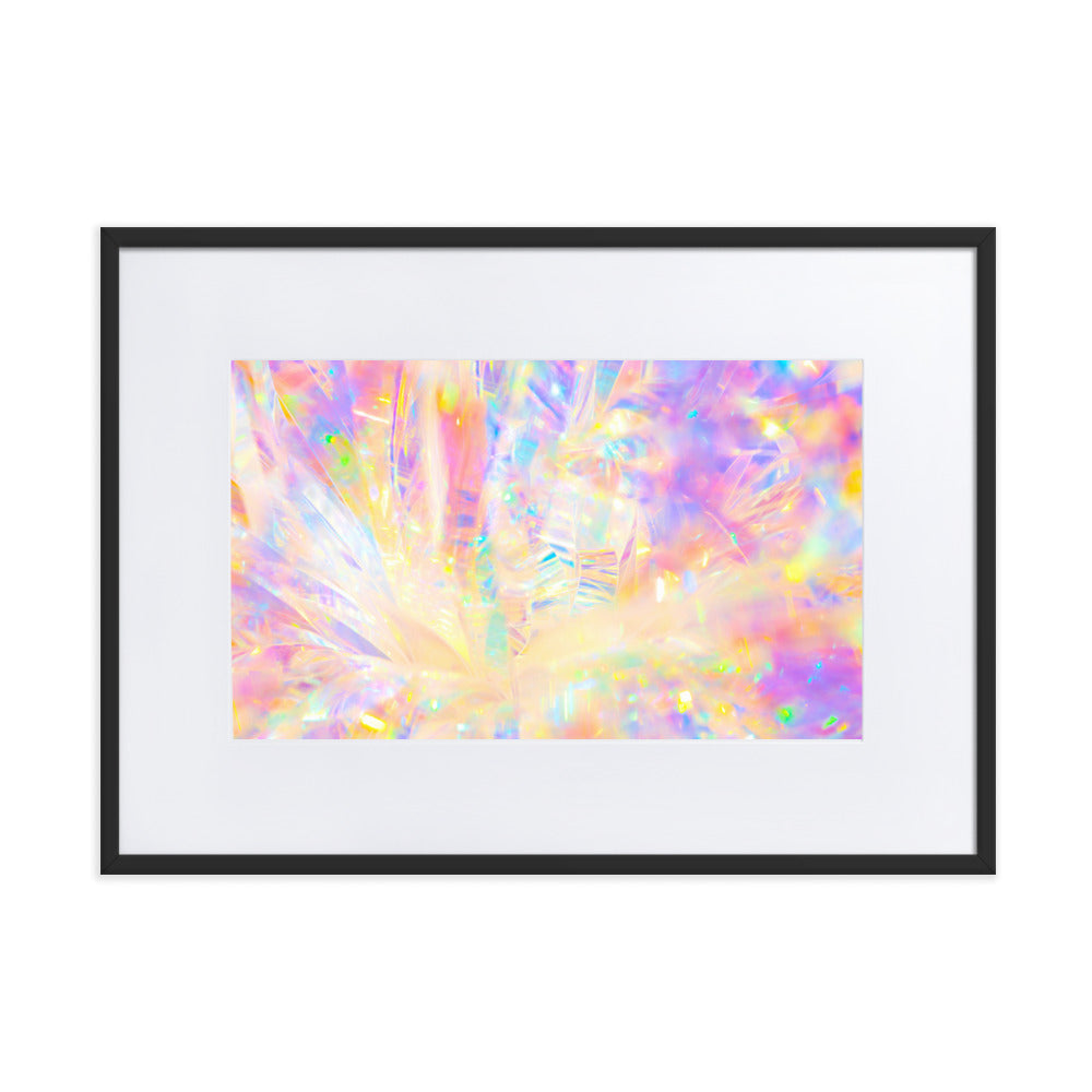 Holographic Delight III - Framed Poster With Mat