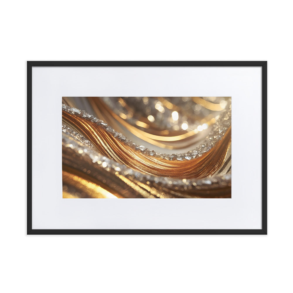 Winter Gold I - Framed Poster With Mat