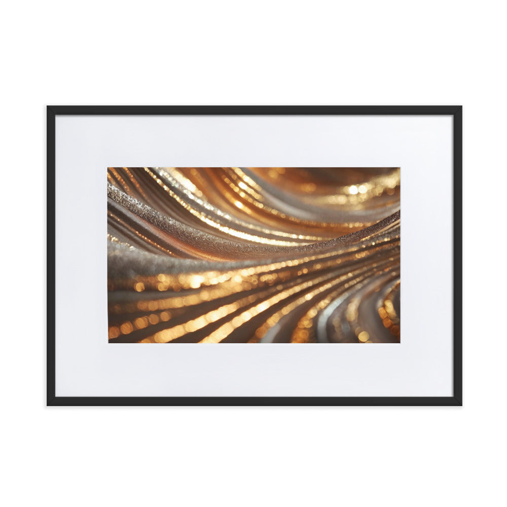 Winter Gold II - Framed Poster With Mat