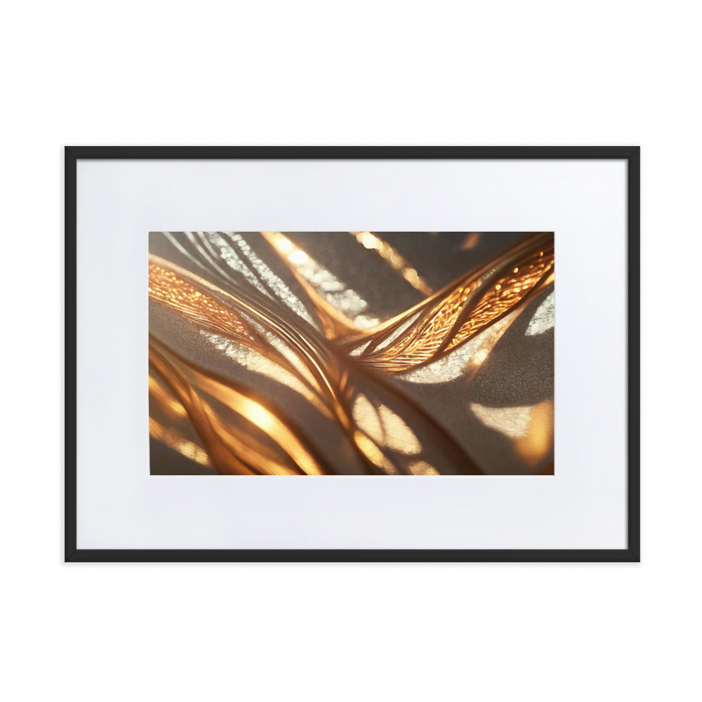 Winter Gold III - Framed Poster With Mat