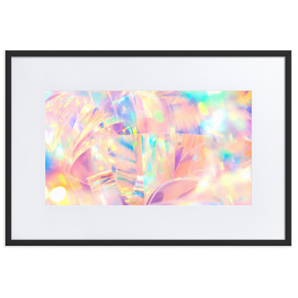 Holographic Delight I - Framed Poster With Mat