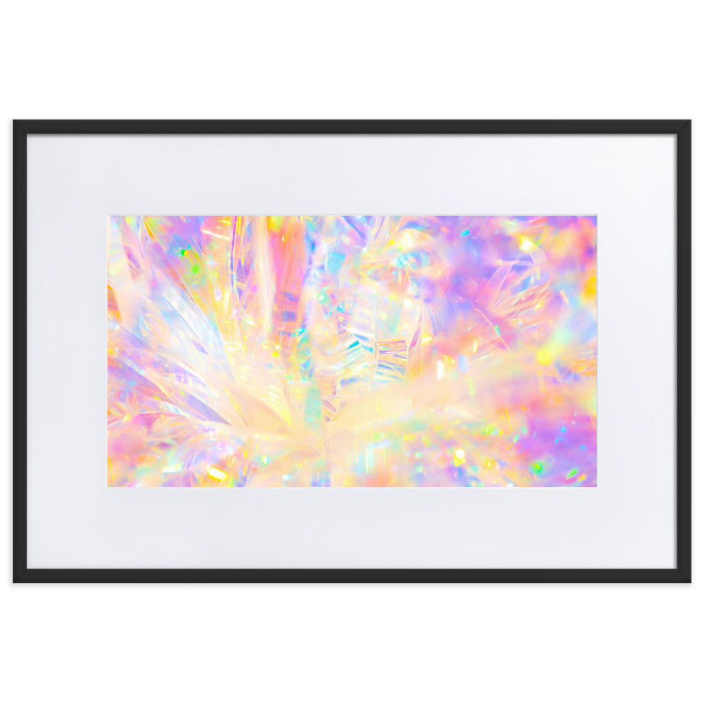 Holographic Delight III - Framed Poster With Mat