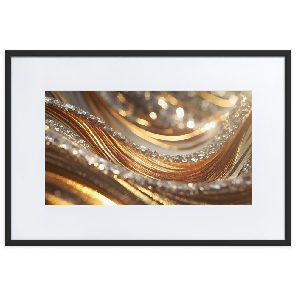 Winter Gold I - Framed Poster With Mat