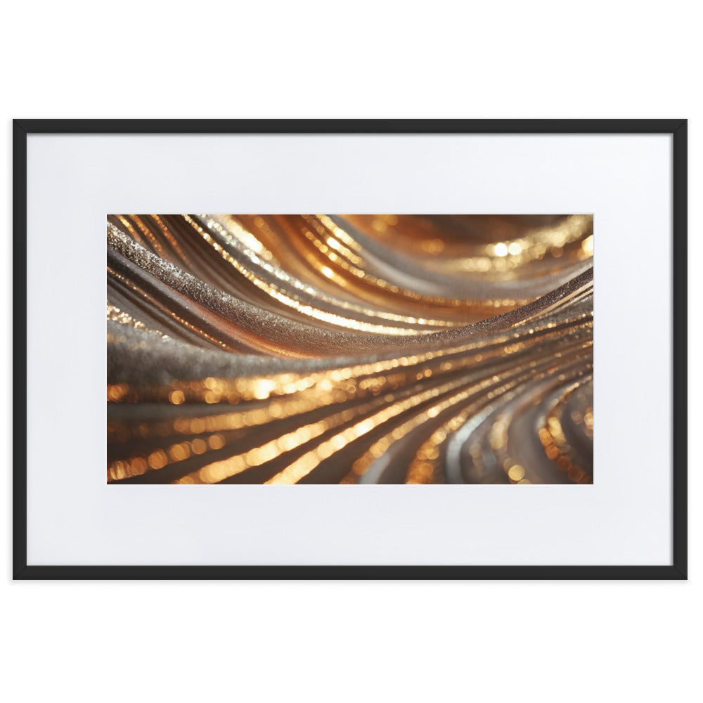 Winter Gold II - Framed Poster With Mat