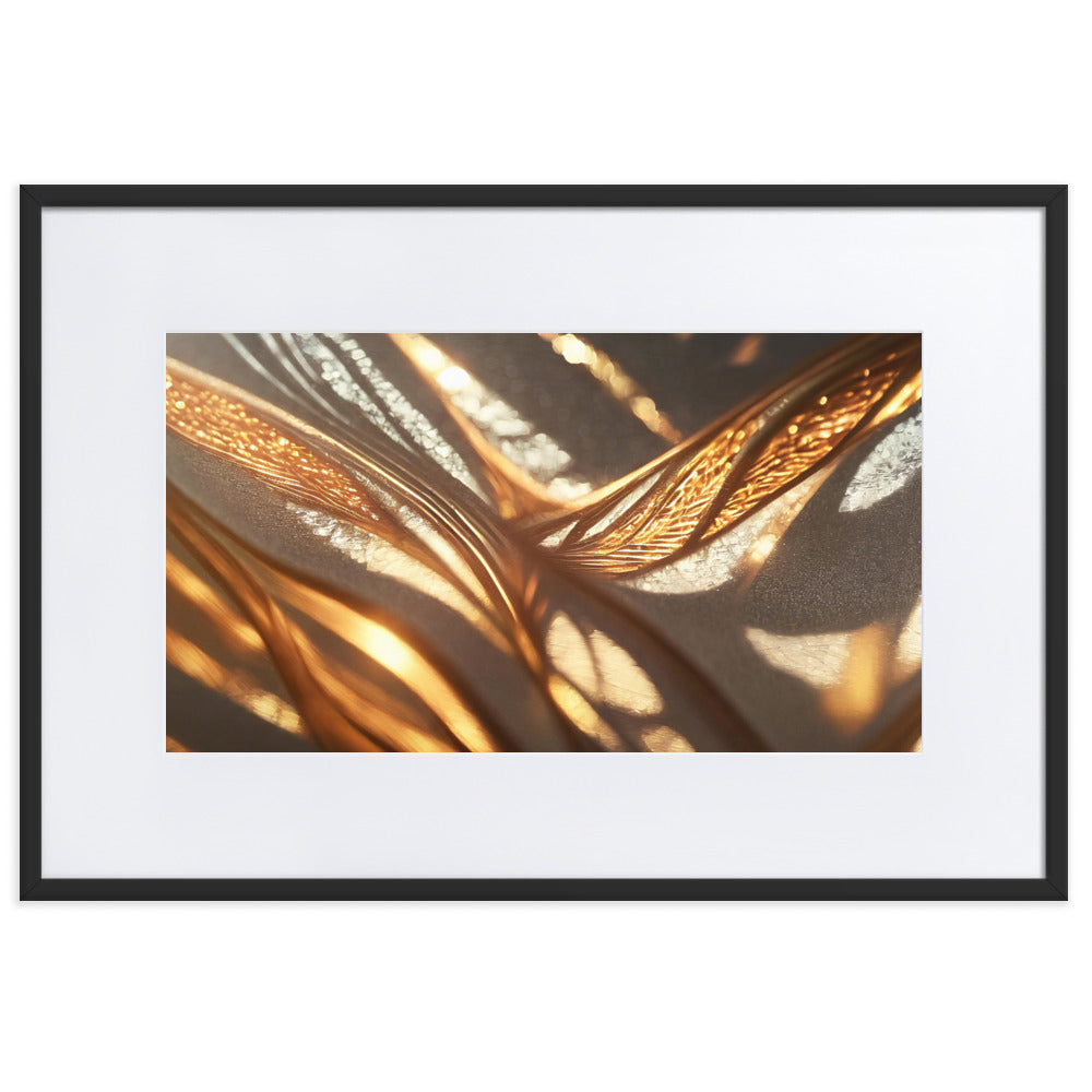 Winter Gold III - Framed Poster With Mat