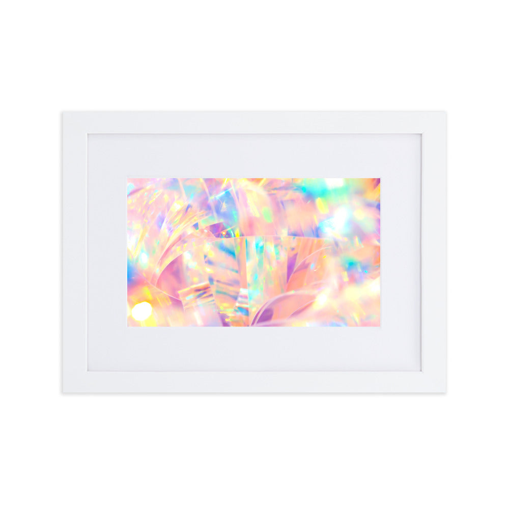 Holographic Delight I - Framed Poster With Mat