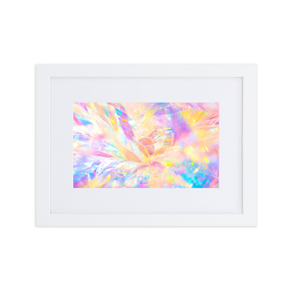 Holographic Delight II - Framed Poster With Mat