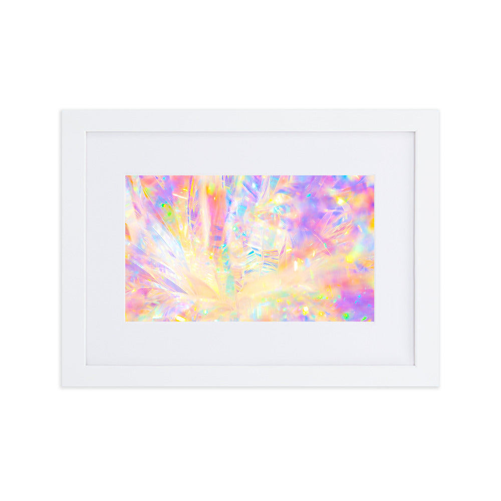 Holographic Delight III - Framed Poster With Mat