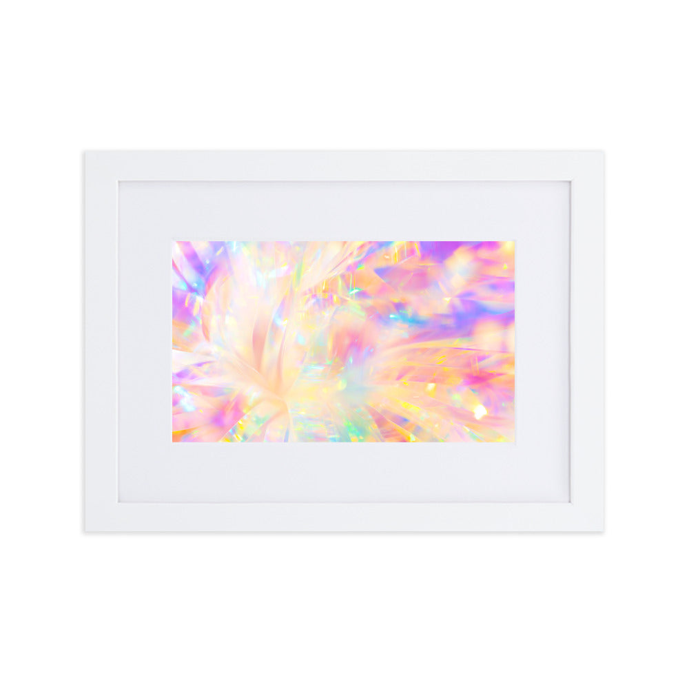 Holographic Delight IV - Framed Poster With Mat