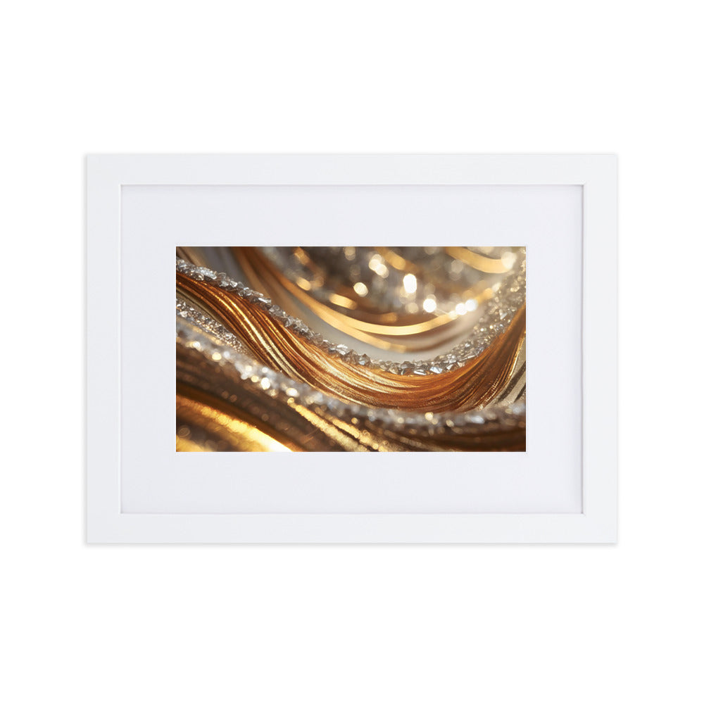 Winter Gold I - Framed Poster With Mat