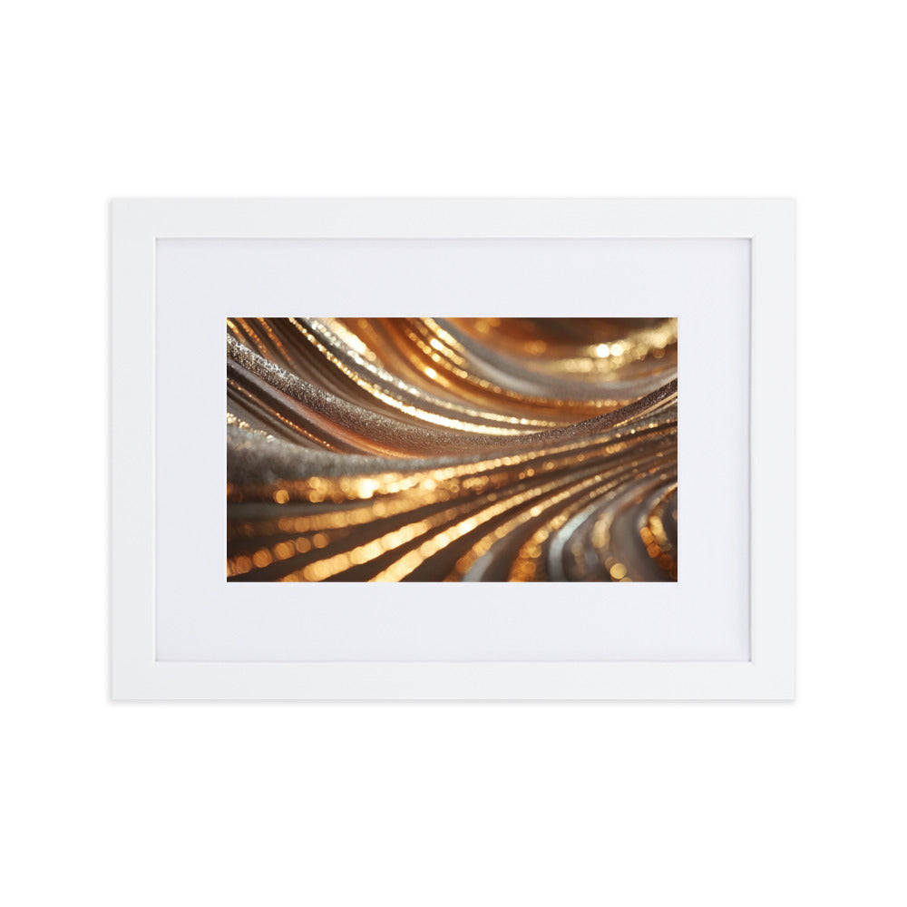 Winter Gold II - Framed Poster With Mat