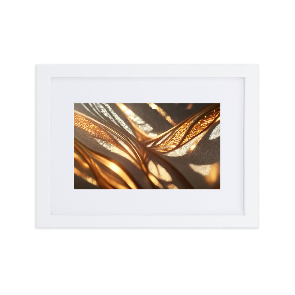 Winter Gold III - Framed Poster With Mat