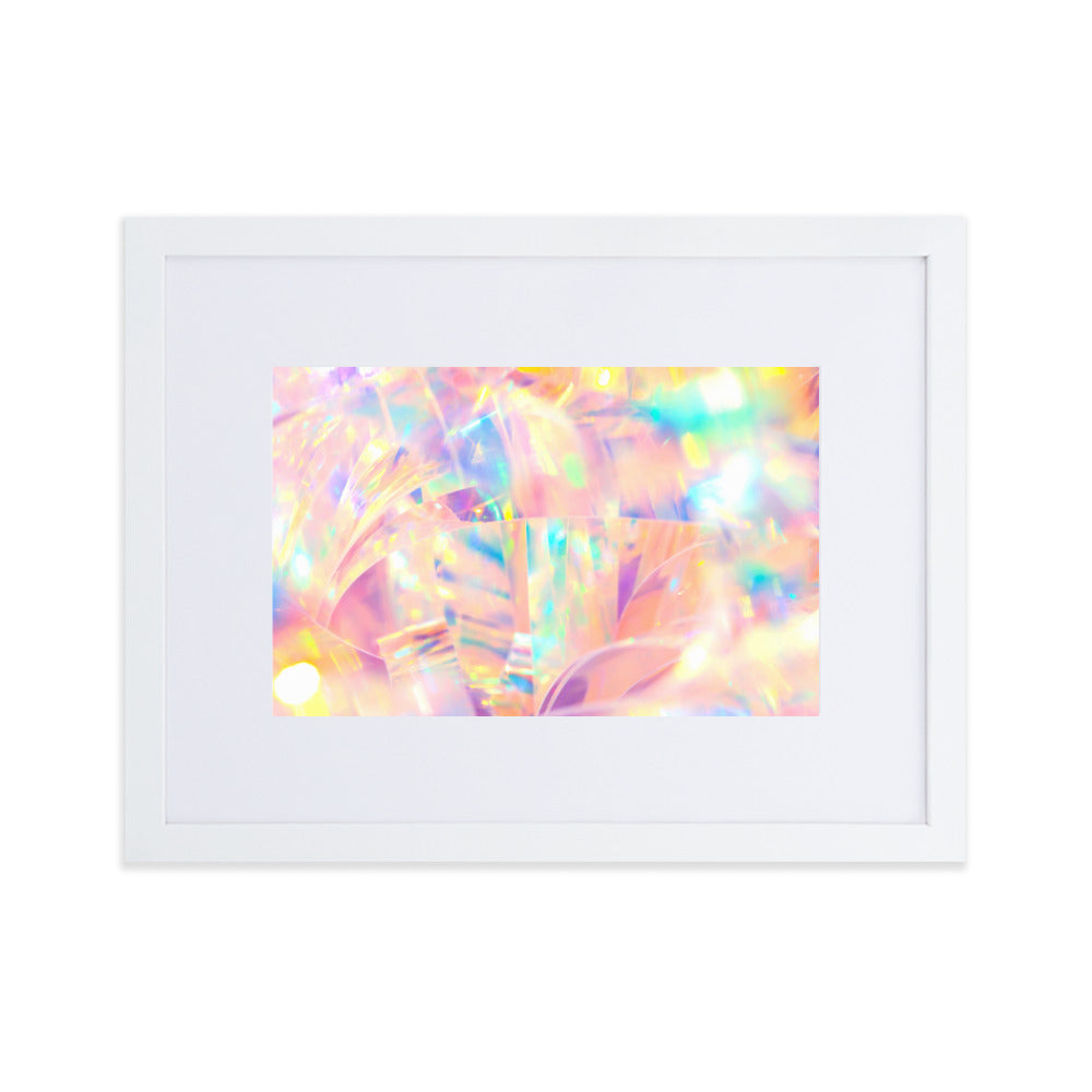 Holographic Delight I - Framed Poster With Mat