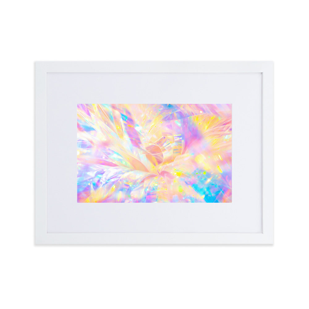 Holographic Delight II - Framed Poster With Mat