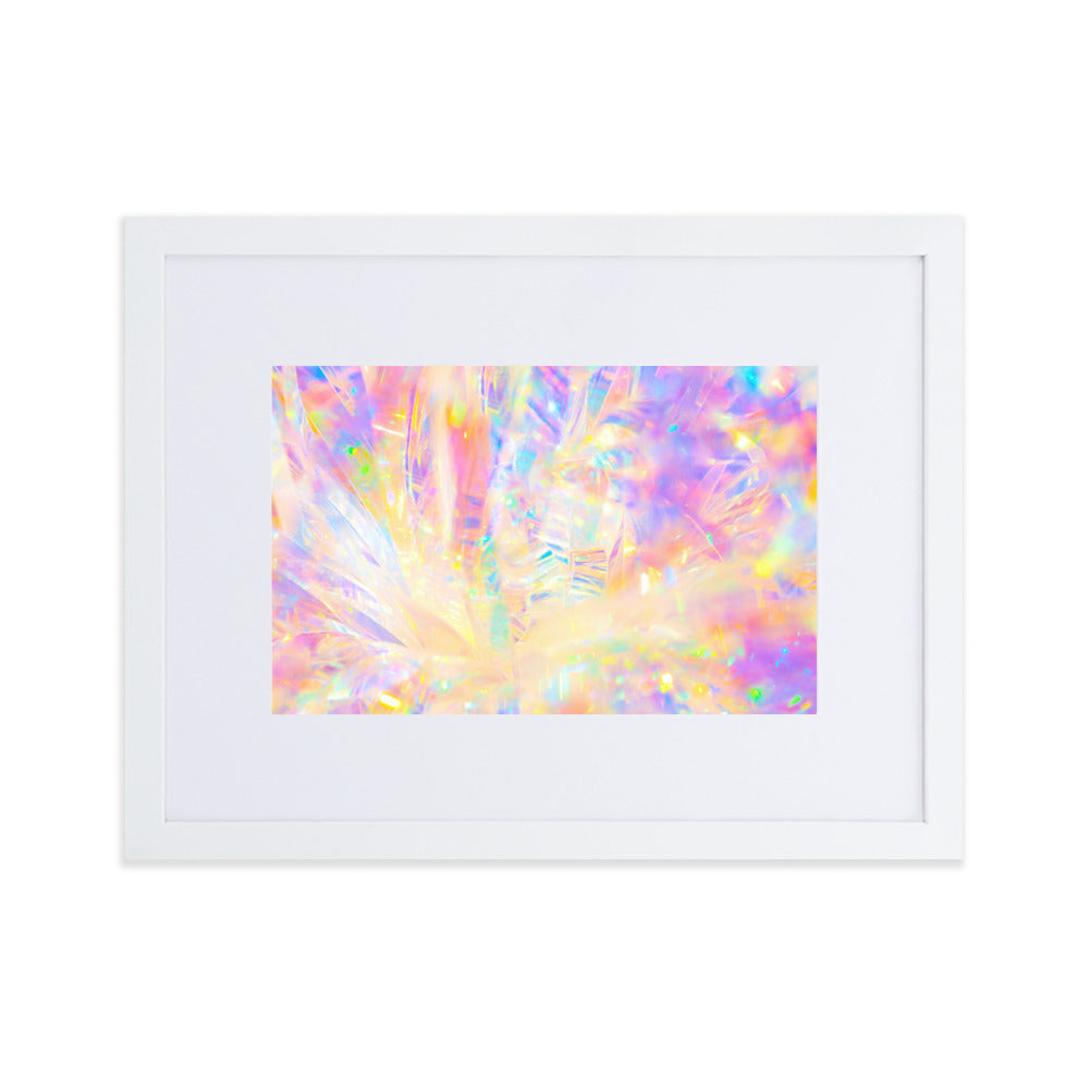 Holographic Delight III - Framed Poster With Mat