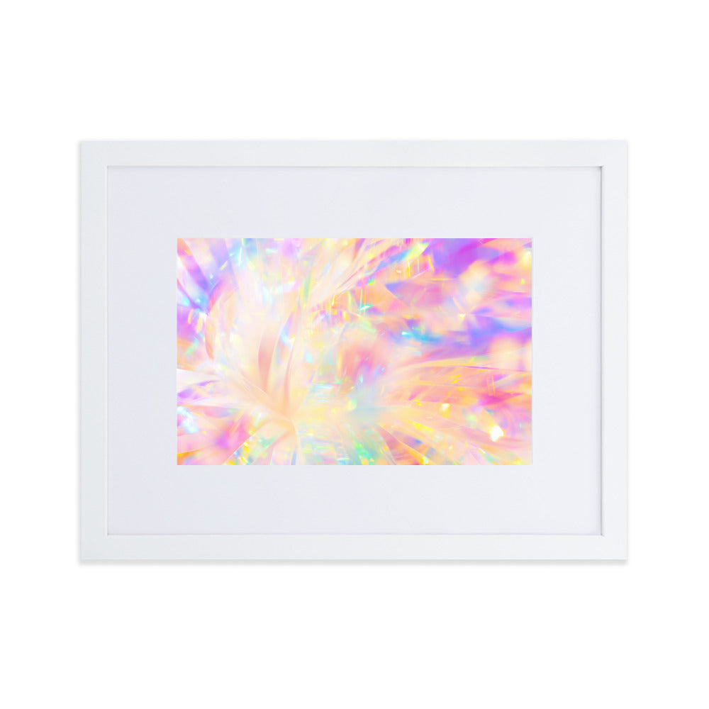 Holographic Delight IV - Framed Poster With Mat