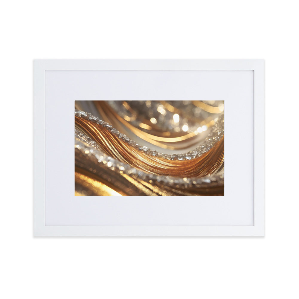 Winter Gold I - Framed Poster With Mat