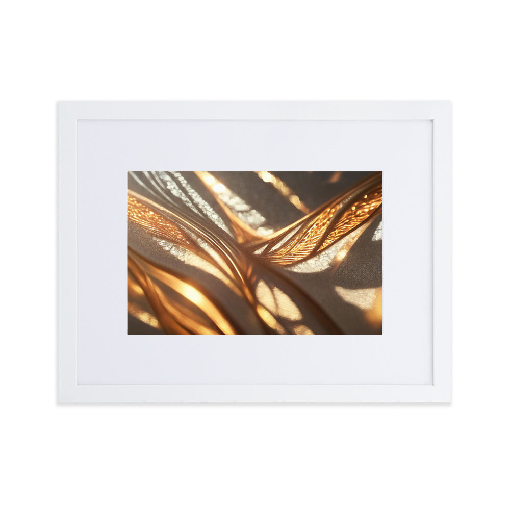 Winter Gold III - Framed Poster With Mat