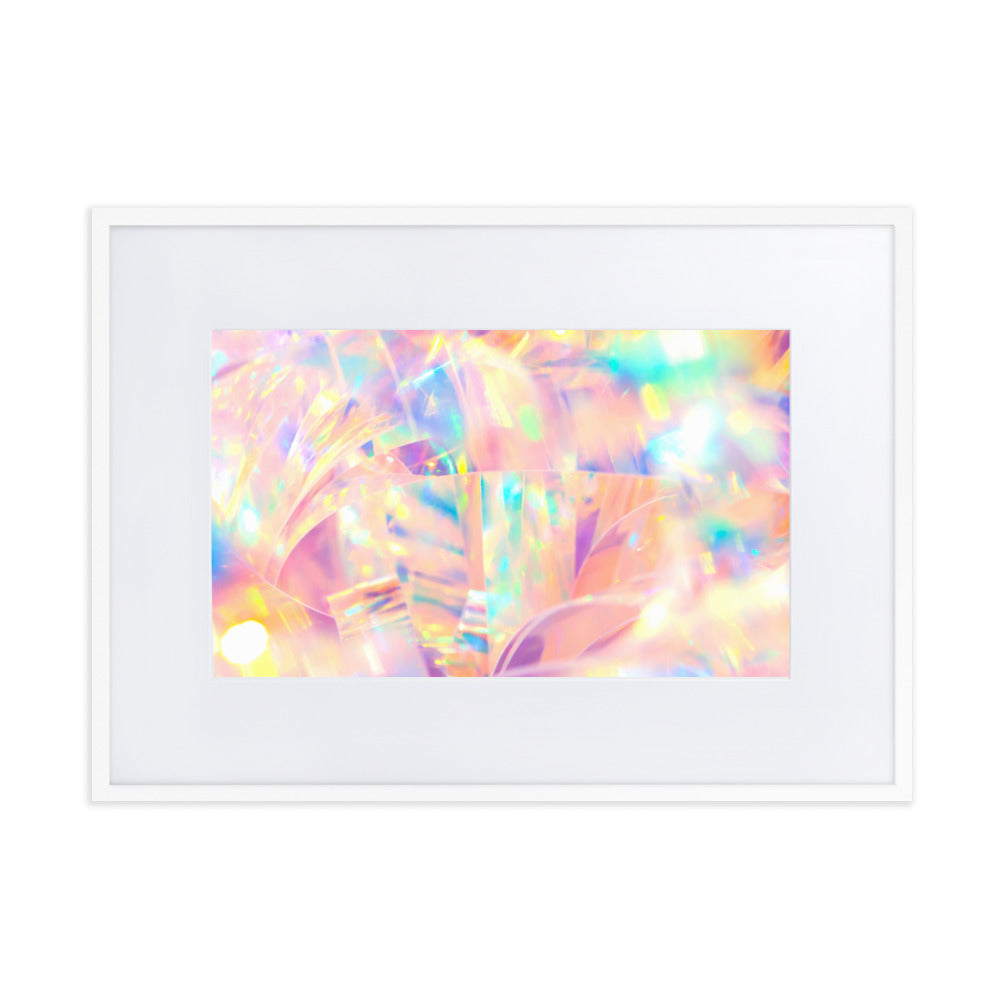 Holographic Delight I - Framed Poster With Mat