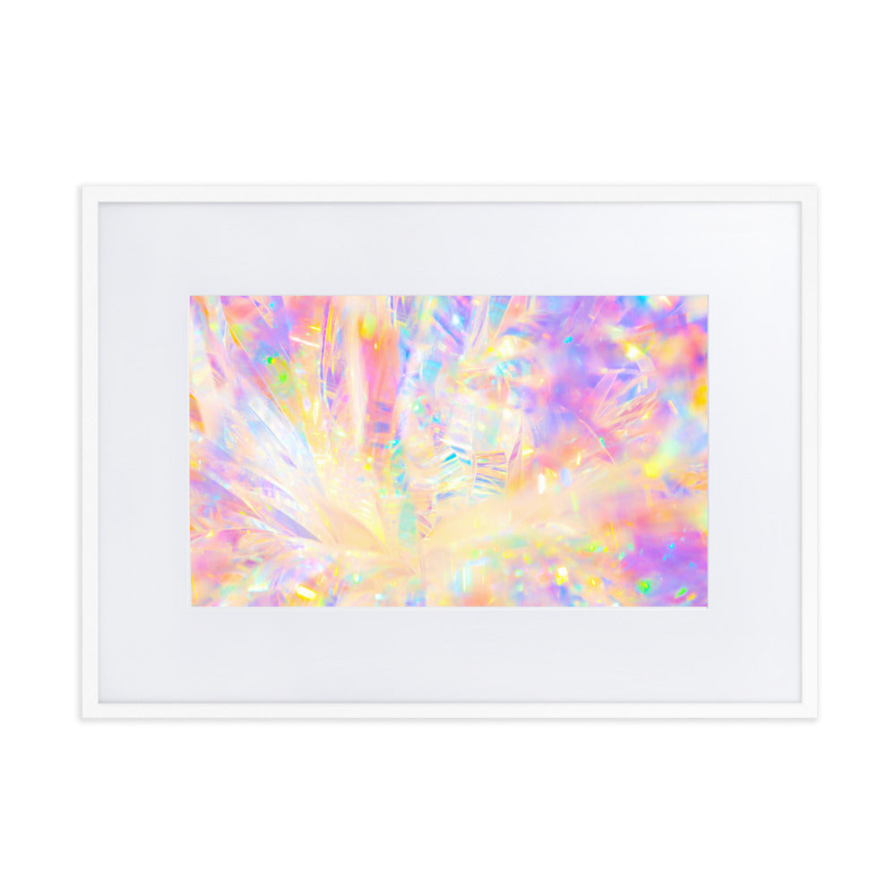 Holographic Delight III - Framed Poster With Mat