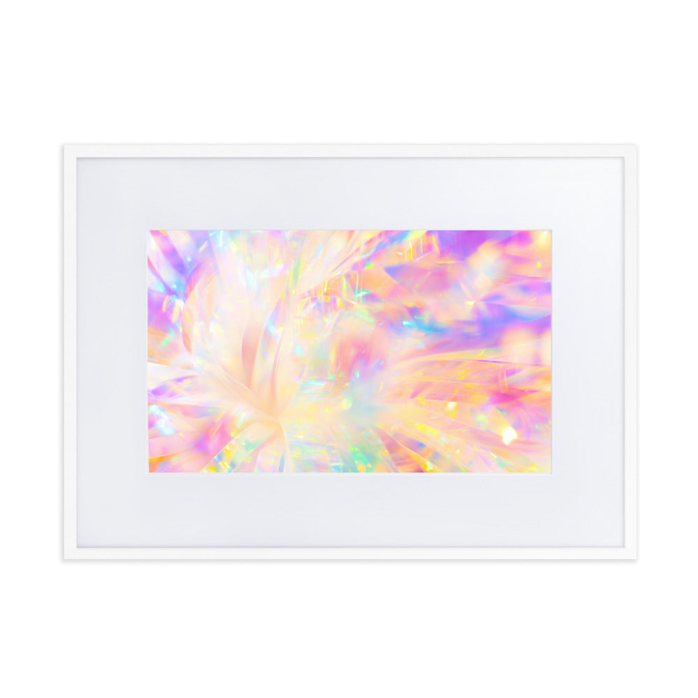 Holographic Delight IV - Framed Poster With Mat