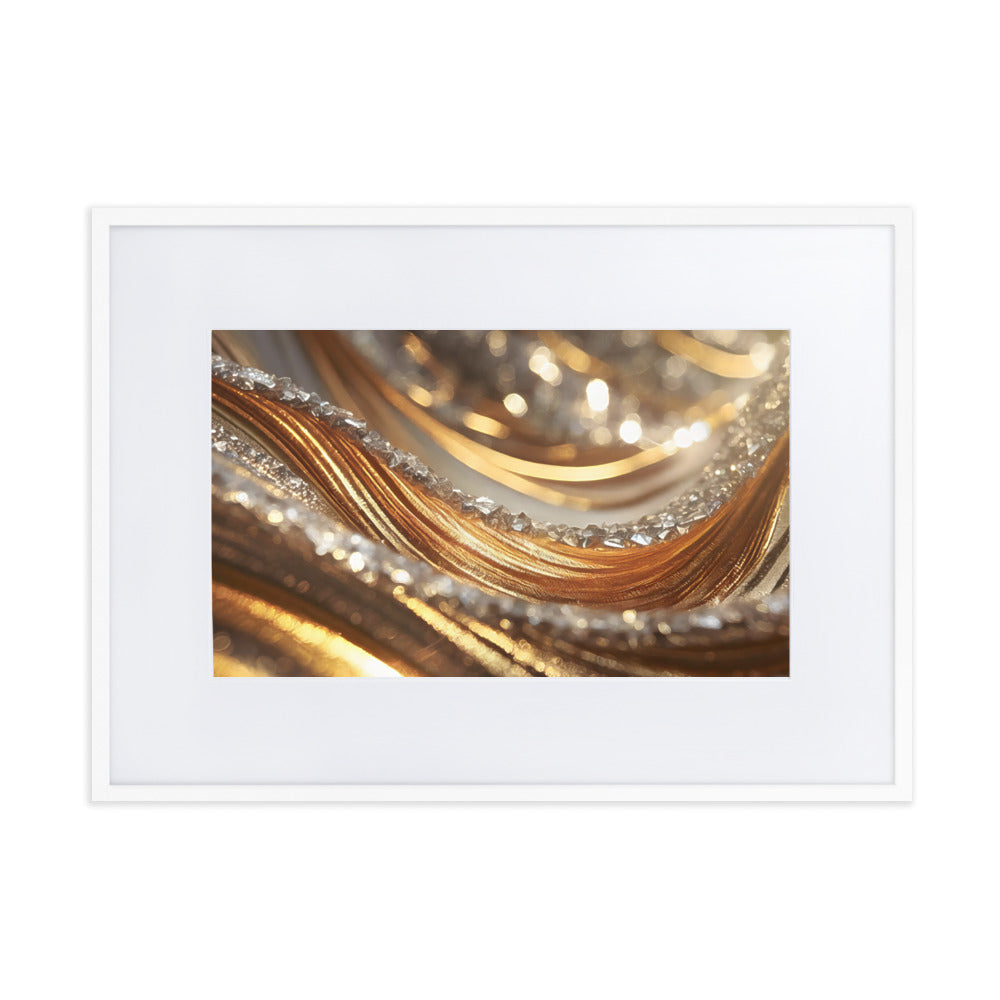 Winter Gold I - Framed Poster With Mat