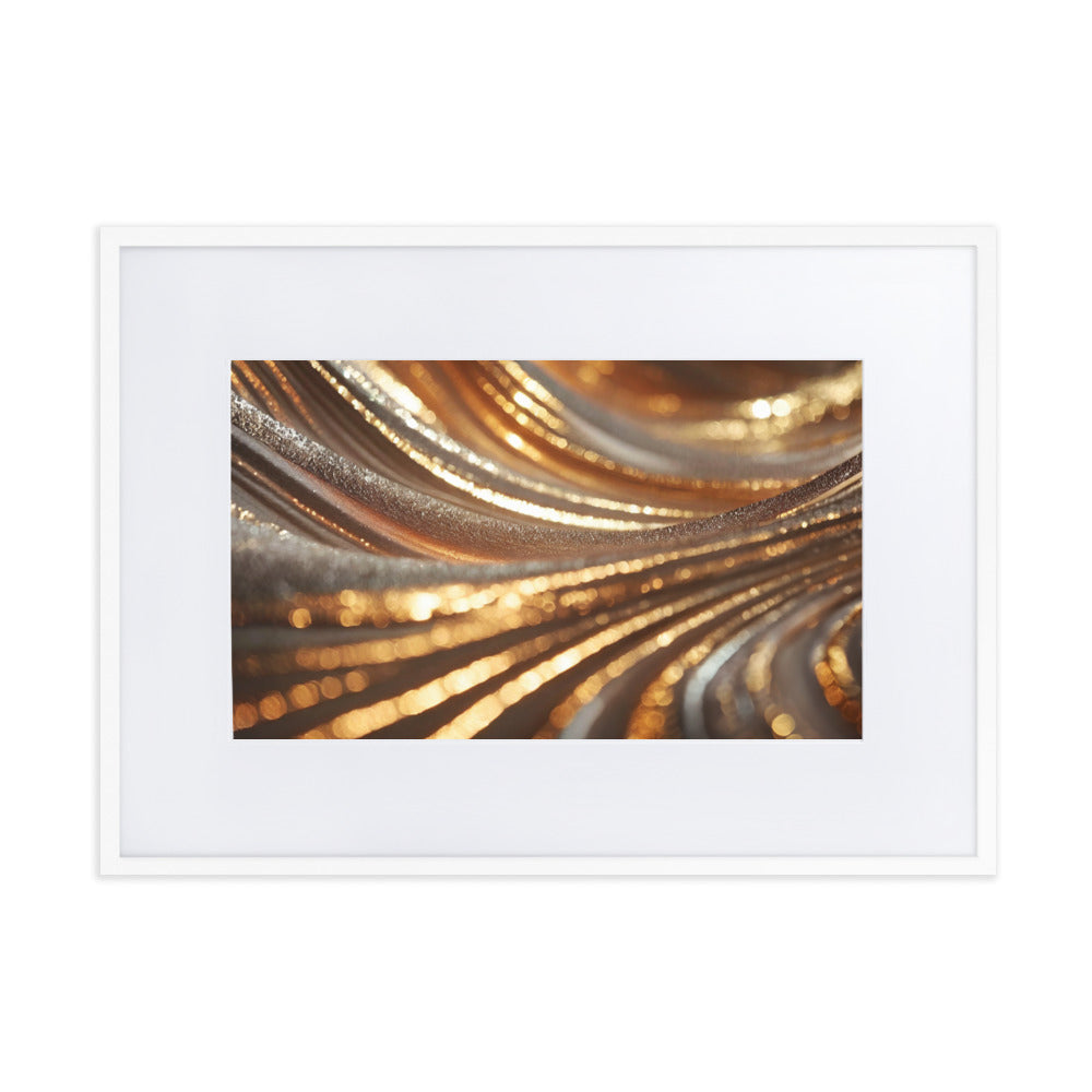 Winter Gold II - Framed Poster With Mat