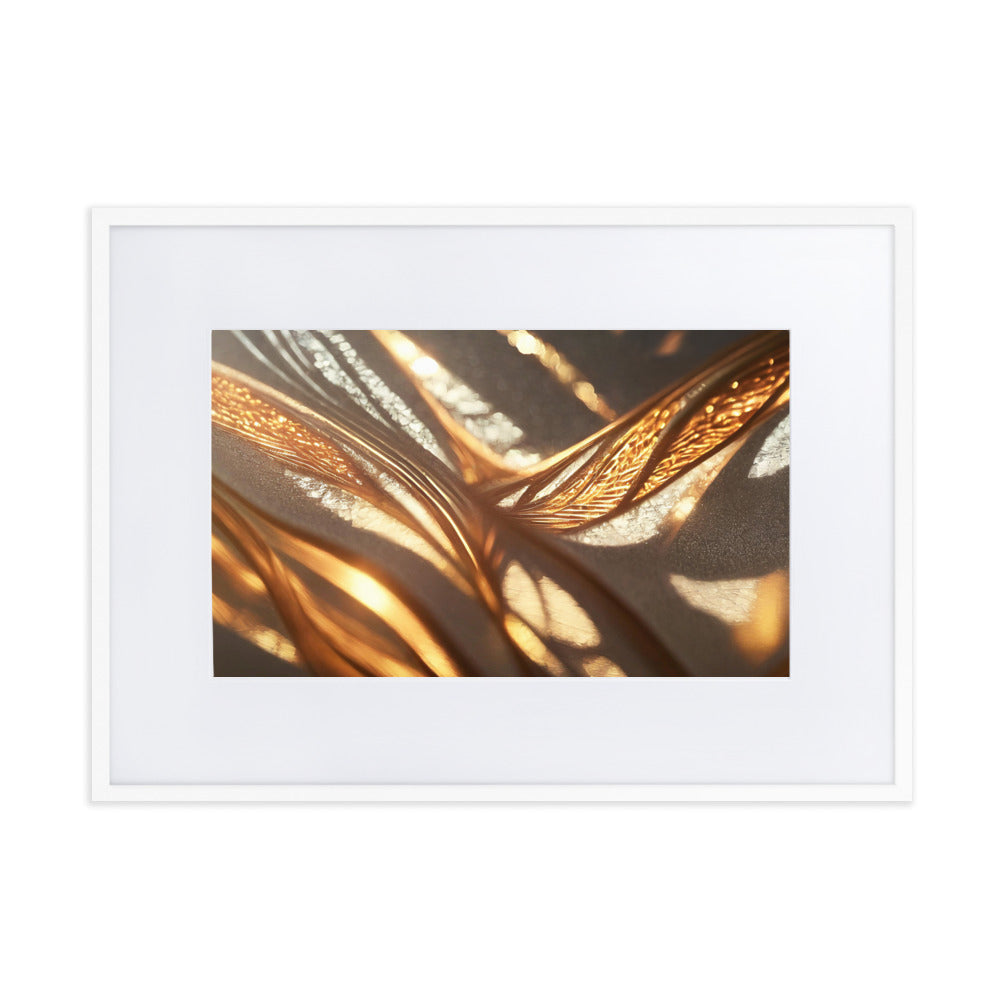 Winter Gold III - Framed Poster With Mat