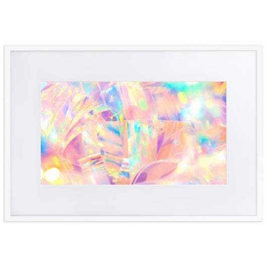 Holographic Delight I - Framed Poster With Mat