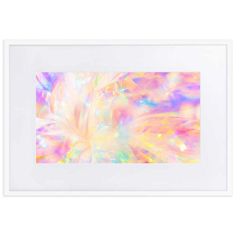 Holographic Delight IV - Framed Poster With Mat