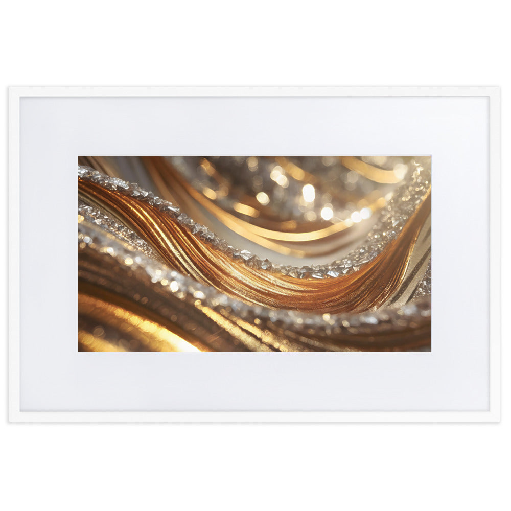 Winter Gold I - Framed Poster With Mat